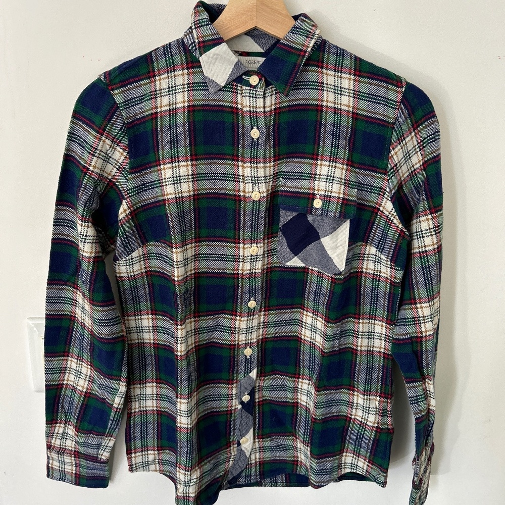 J.Crew Tartan Button-up